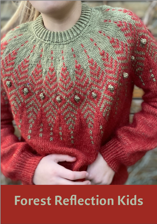 Strickanleitung Kinderpullover »Forest Reflection Kids«