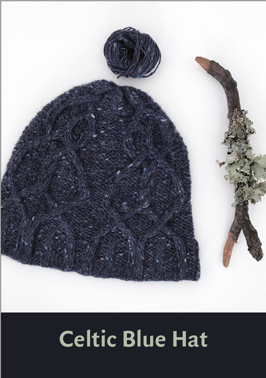 Strickanleitung Mütze »Celtic Blue Hat«